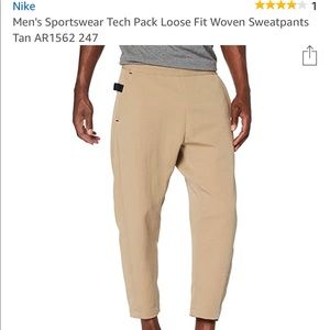 Nike mens M Tech pant